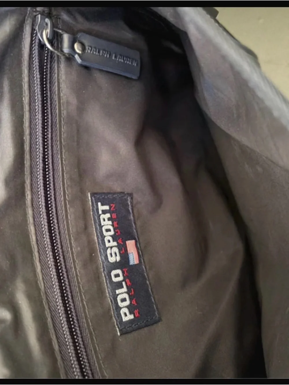 Polo by Ralph Lauren Navy Polo Sport Crossbody Messenger Bag